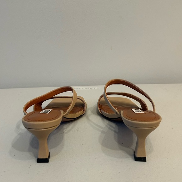 Bibi Lou Square Toe Leather Strappy Sandal - Picture 3 of 5